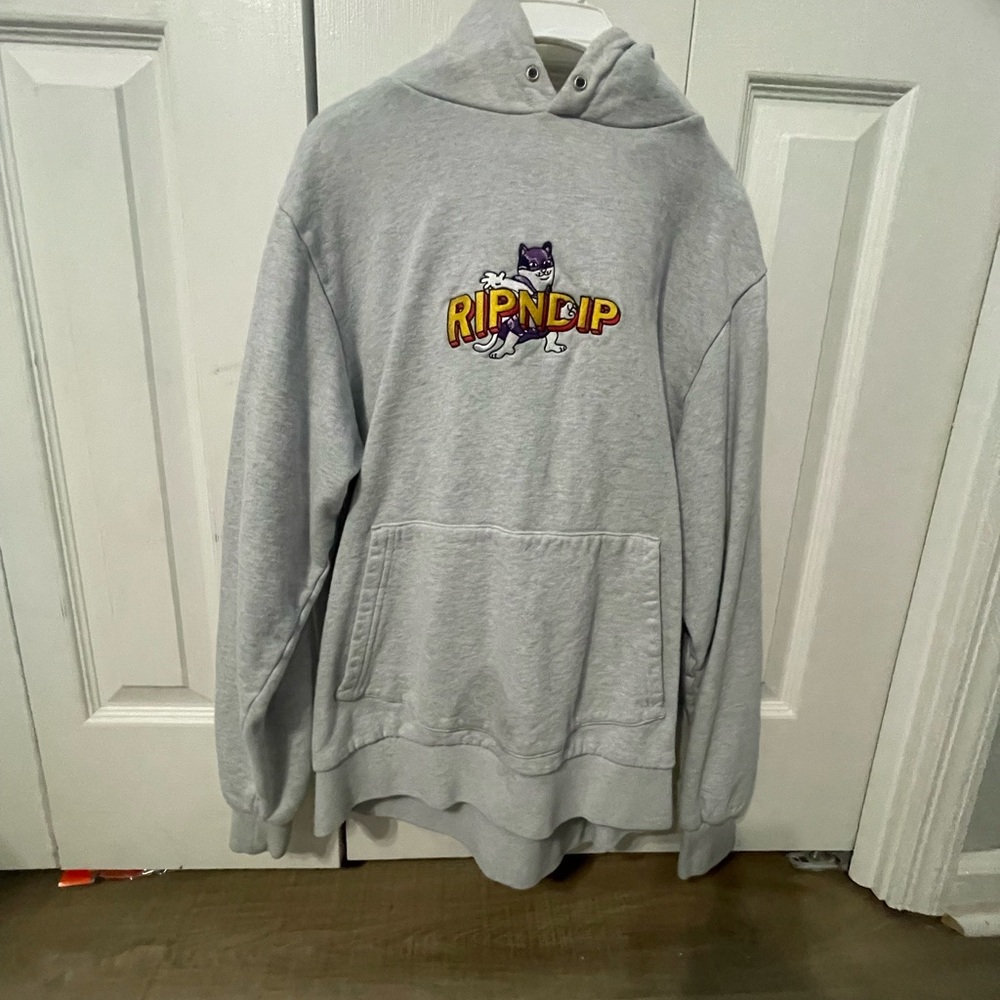 Ripndip Gray and Yellow Lightweight Jacket
